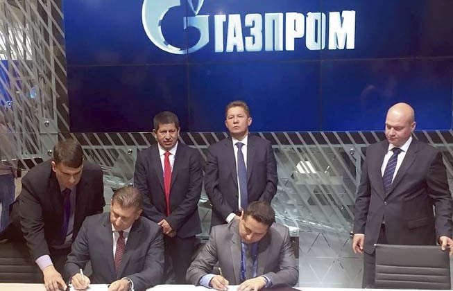 Firma YPFB y Gazprom - RE 182